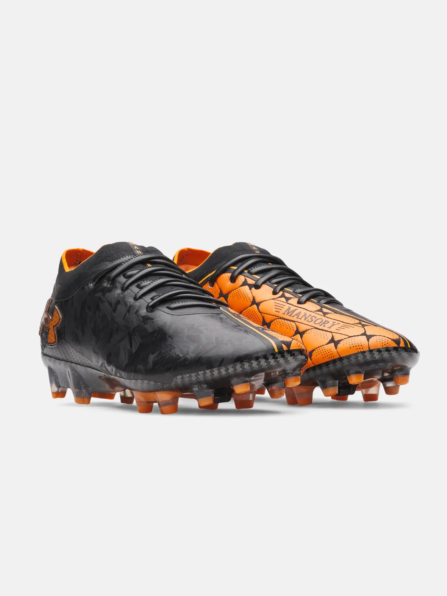Férfi stoplis cipő Under Armour UA Magnetico Elite 5 FG MNSY-GRY 3/5