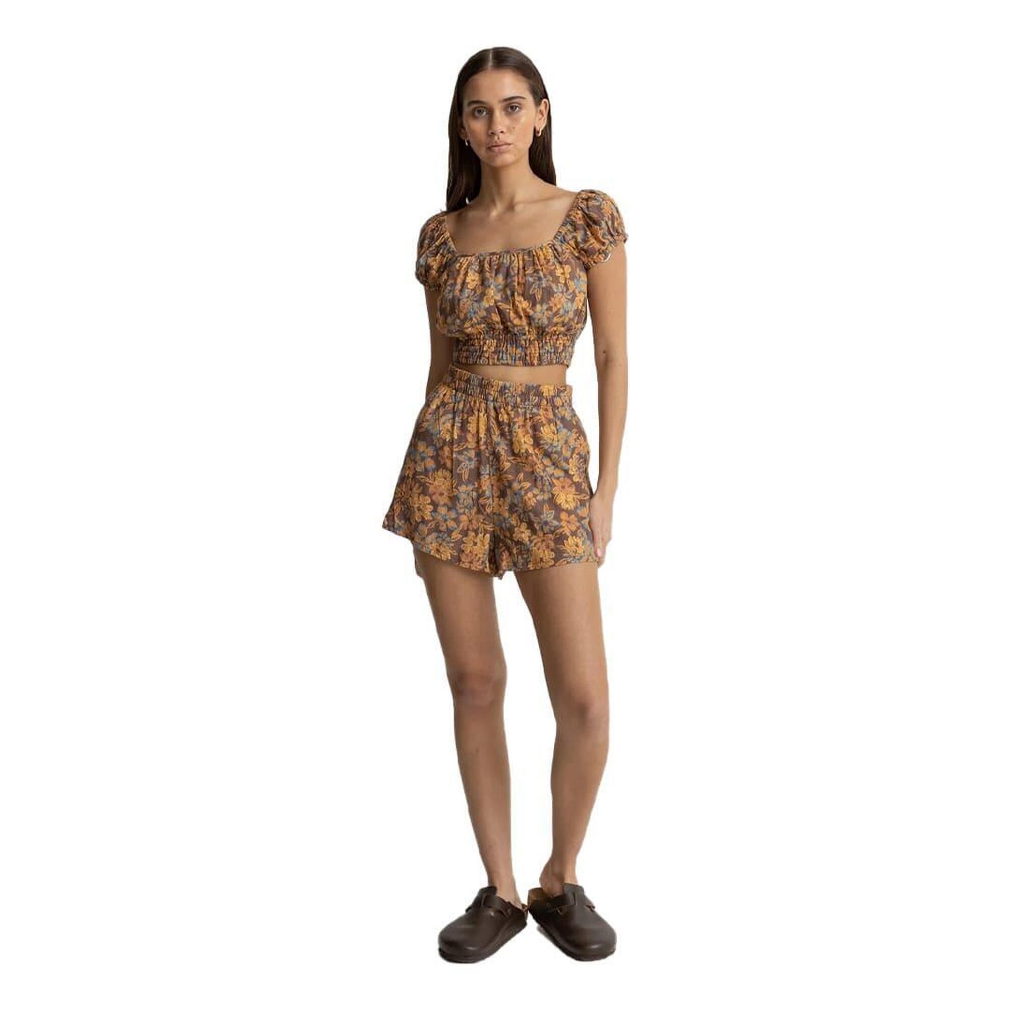 Rhythm - Oasis Floral - Short Femme - Short - Marron - Decathlon