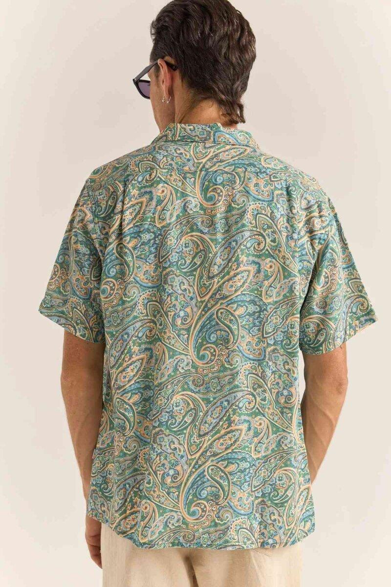 Cabo Paisley - Camisa de manga corta para hombre 2/4