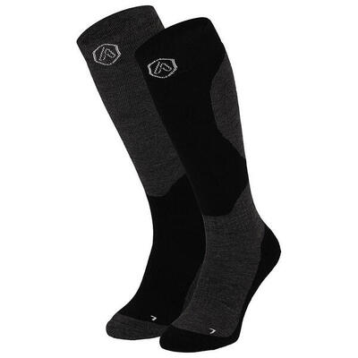 Unisex skisokken – design – maat 35 tot 48 – 2-pack