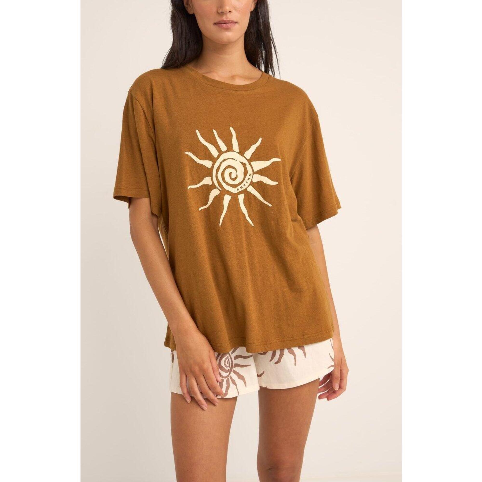 Rhythm - Seafarer - T-shirt Oversize Femme - Débardeur - Marron - Decathlon