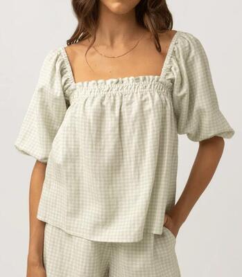 Maisy check - dames top