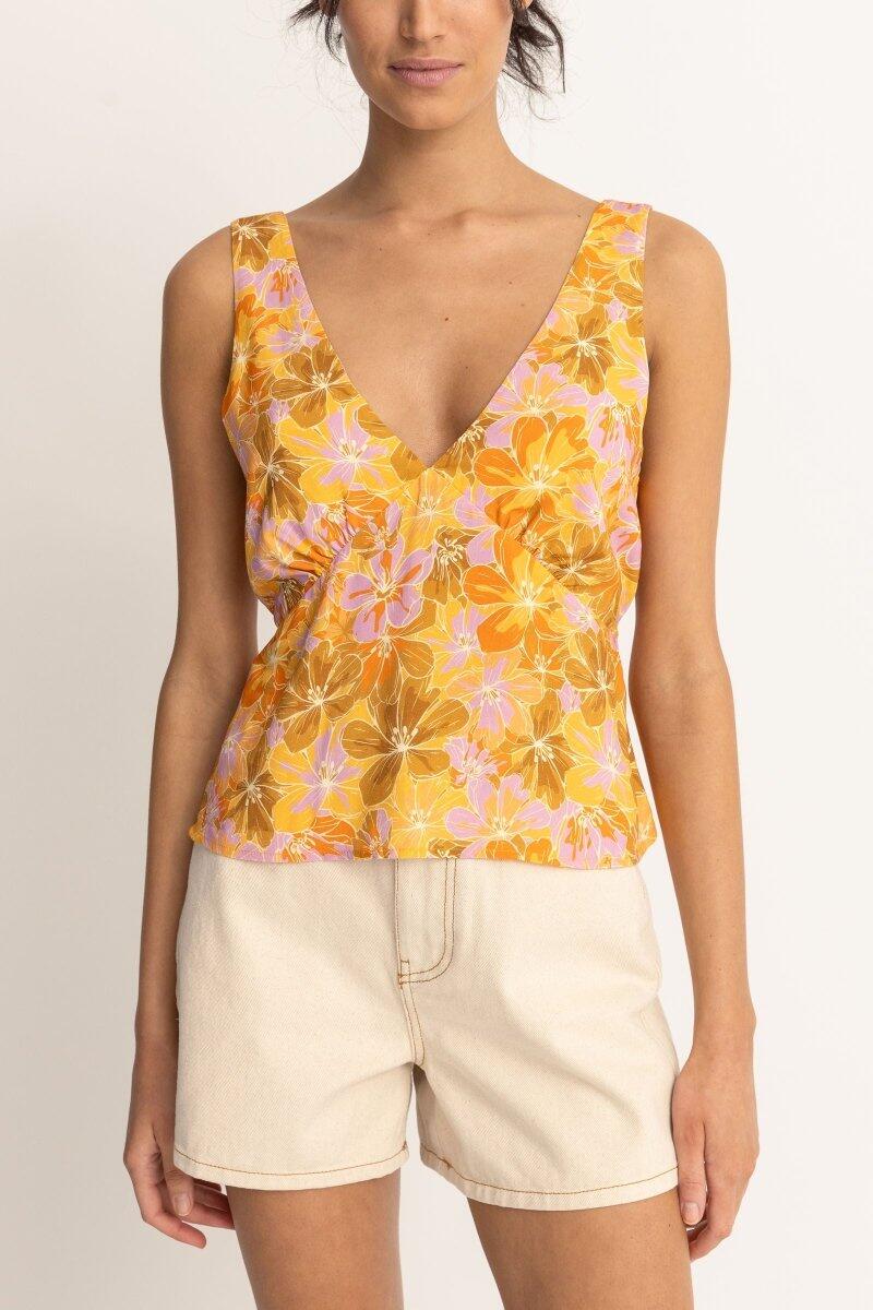 Mahana Floral - Top Mujer 3/4