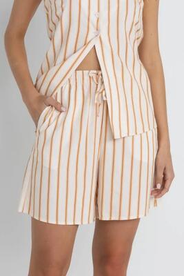 Tide stripe longline - dames short