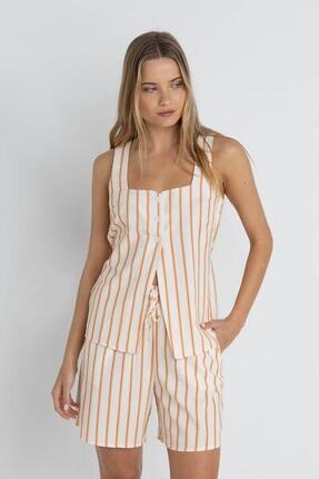 Tide Stripe Longline - Damen Shorts