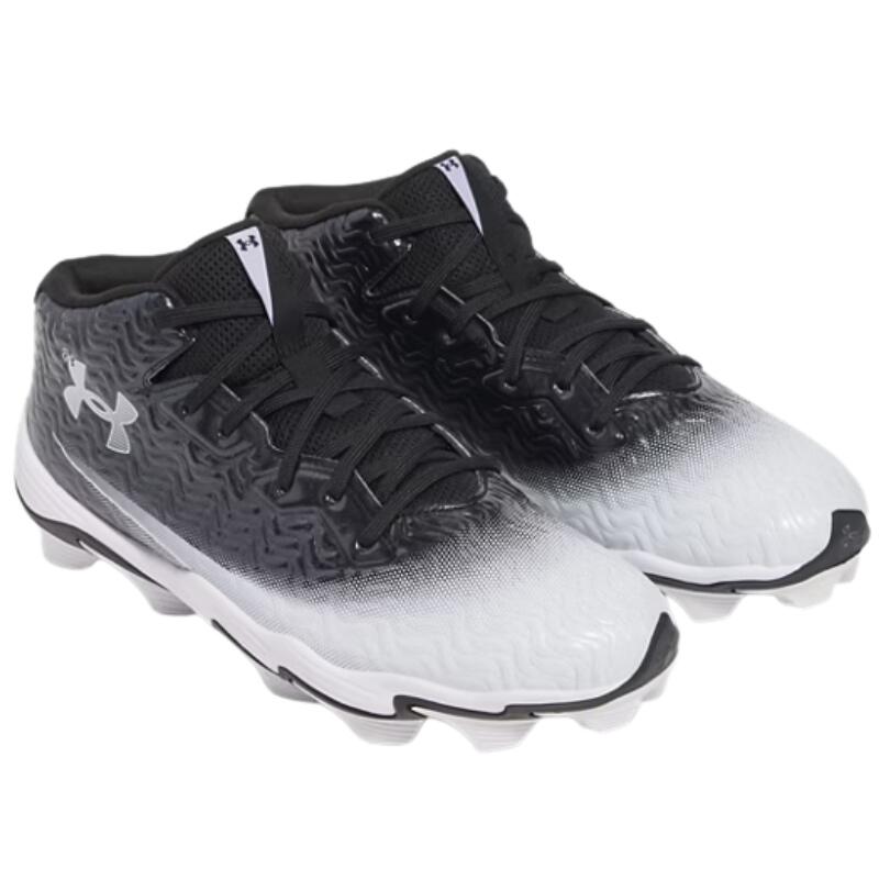 Under Armour - Under Armour Spotlight Hammer (3028207) 8,0 Black/white - Chaussures À Crampons - Blanc - 41 - Decathlon
