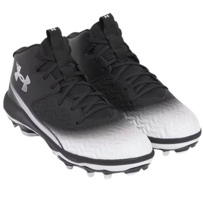 Under Armour - Under Armour Spotlight Mid (3028214) 13,0 Black/white - Chaussures À Crampons - Blanc - 47,5 - Decathlon