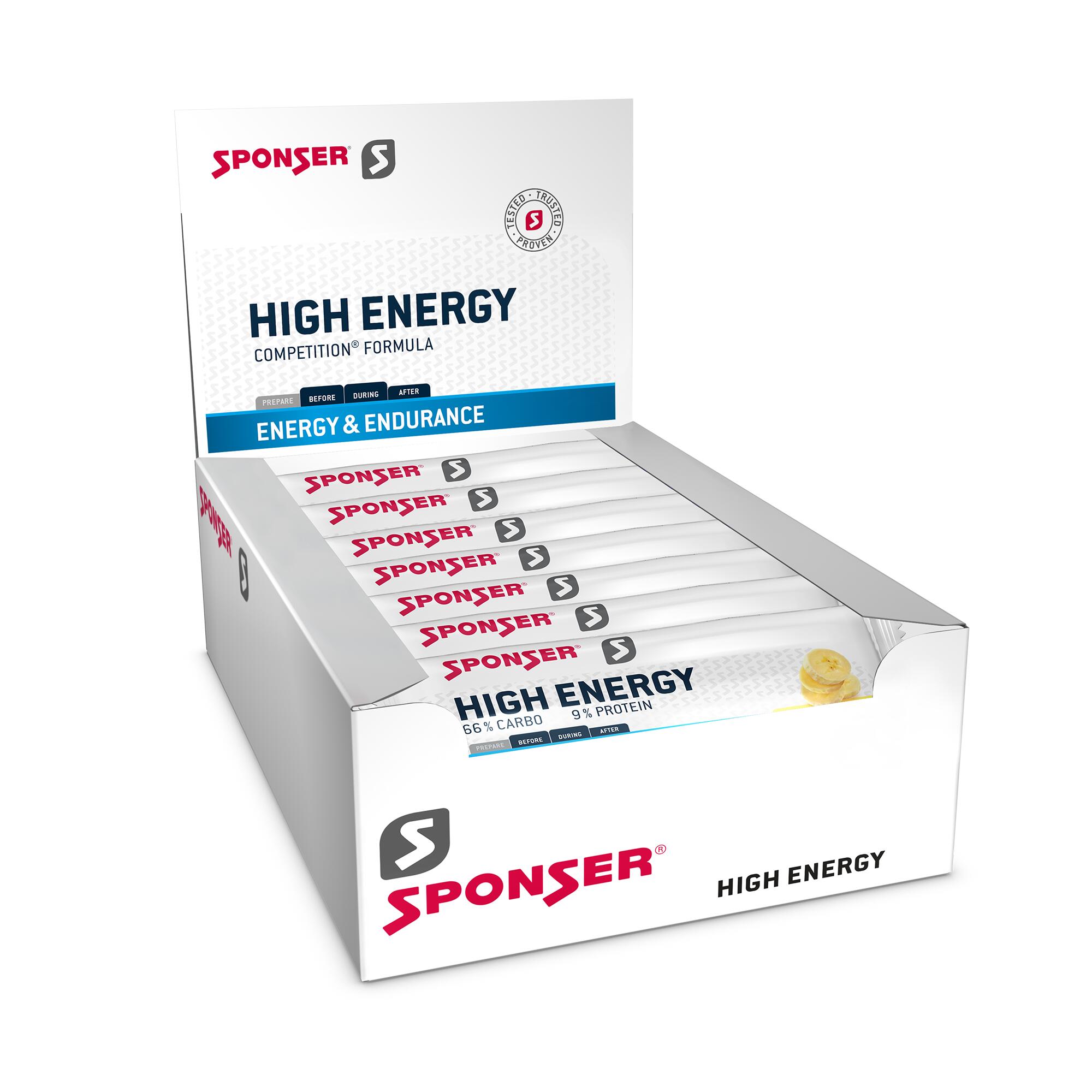 SPONSER High Energy Bar Banana