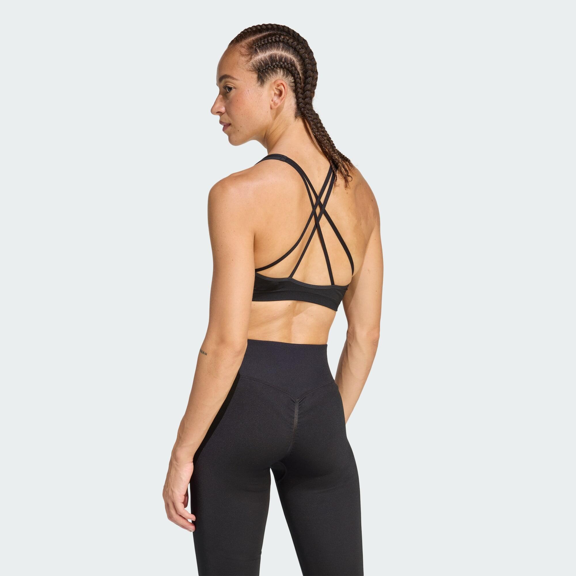 Sutiã de Sustentação Ligeira em Malha Workout Essentials 3/8
