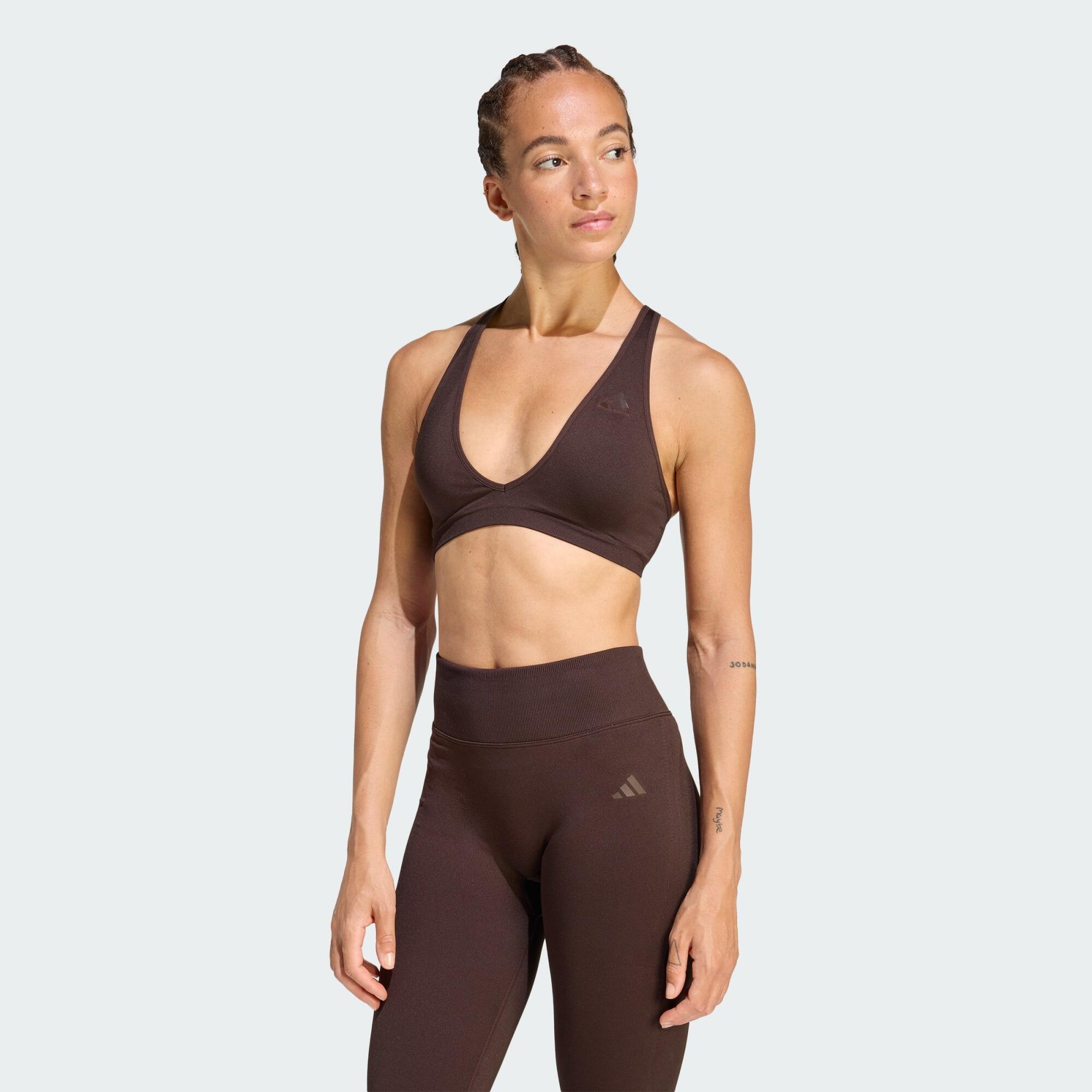ADIDAS Workout Essentials Knit Light Support Bra