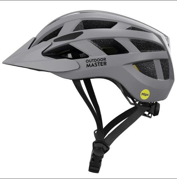 Casco da Ciclismo GEM con MIPS, Ventilazione e Vestibilità Regolabile Grigio M 2/2