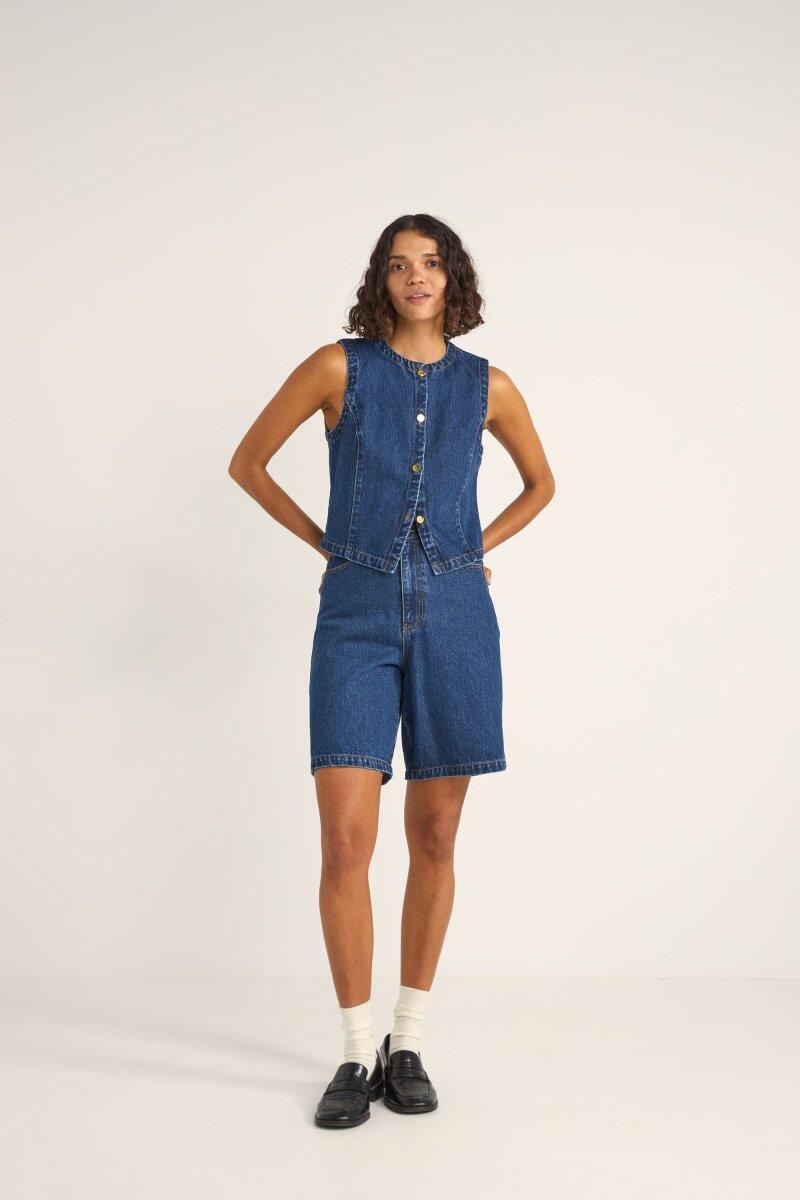 Gia Denim Vest - Top Femme 4/4