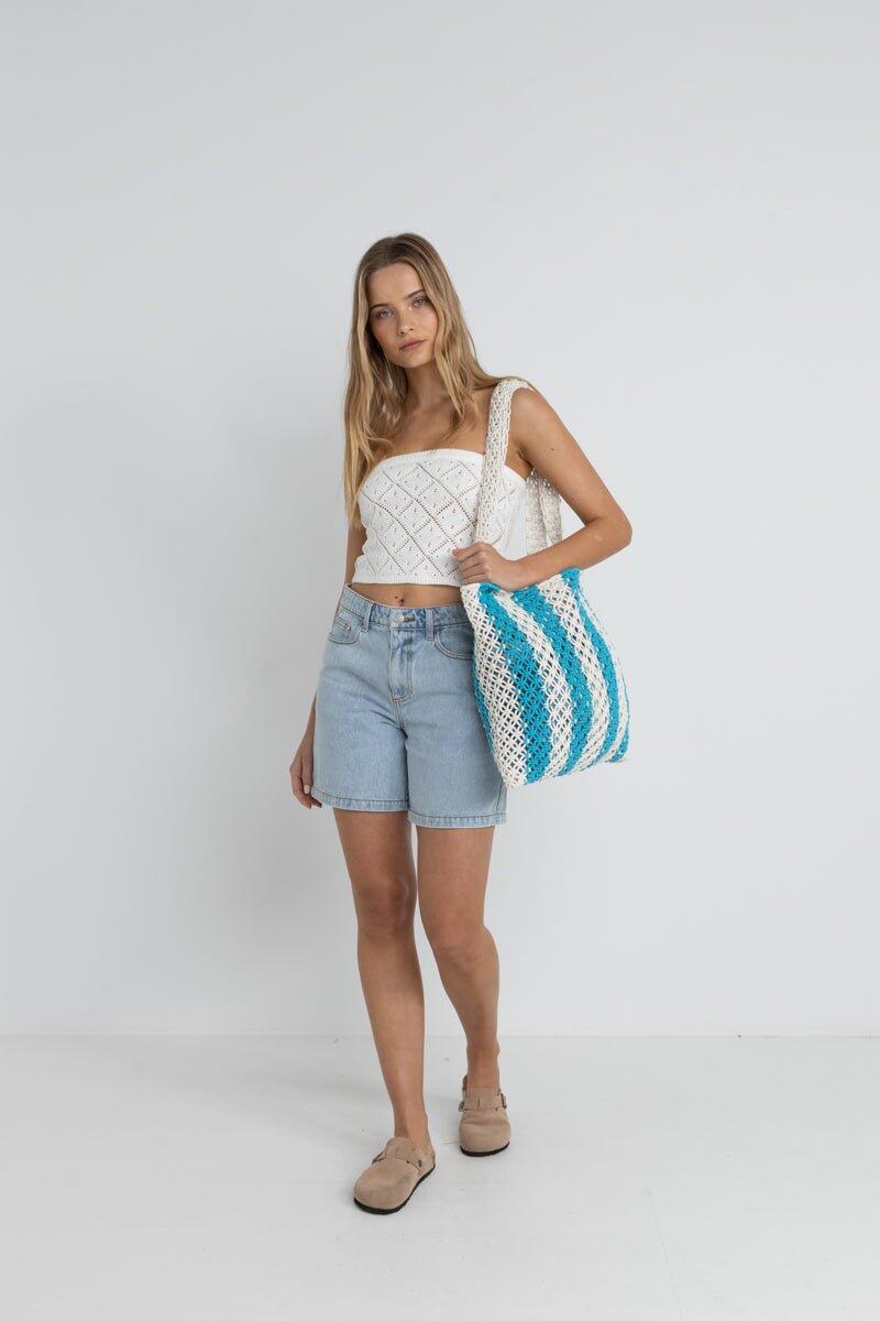 Islander Strapless Gebreide Top Dames 5/5