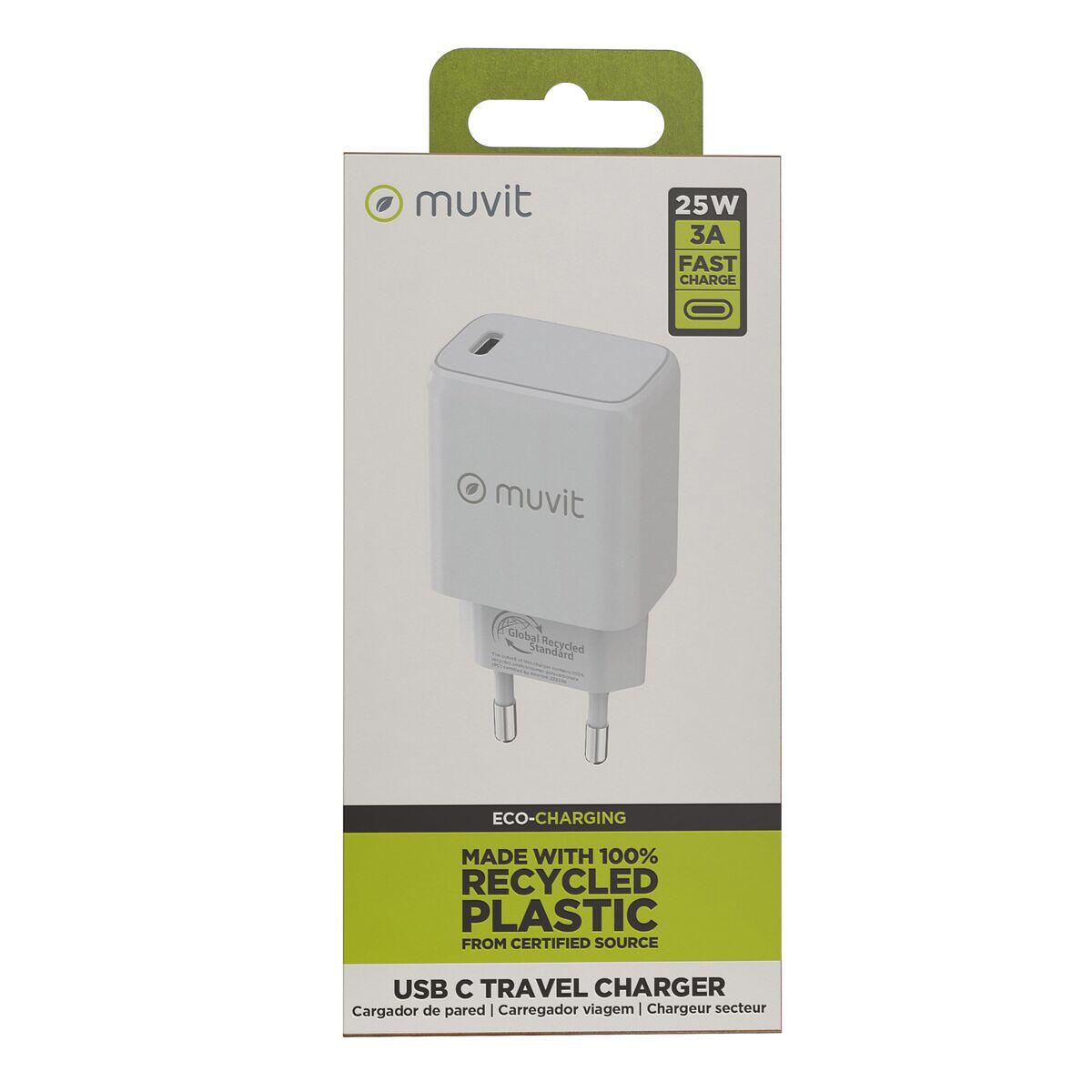 Cargador de Pared MUVIT SN-TC301GD1E025F Enchufe EU 5/5