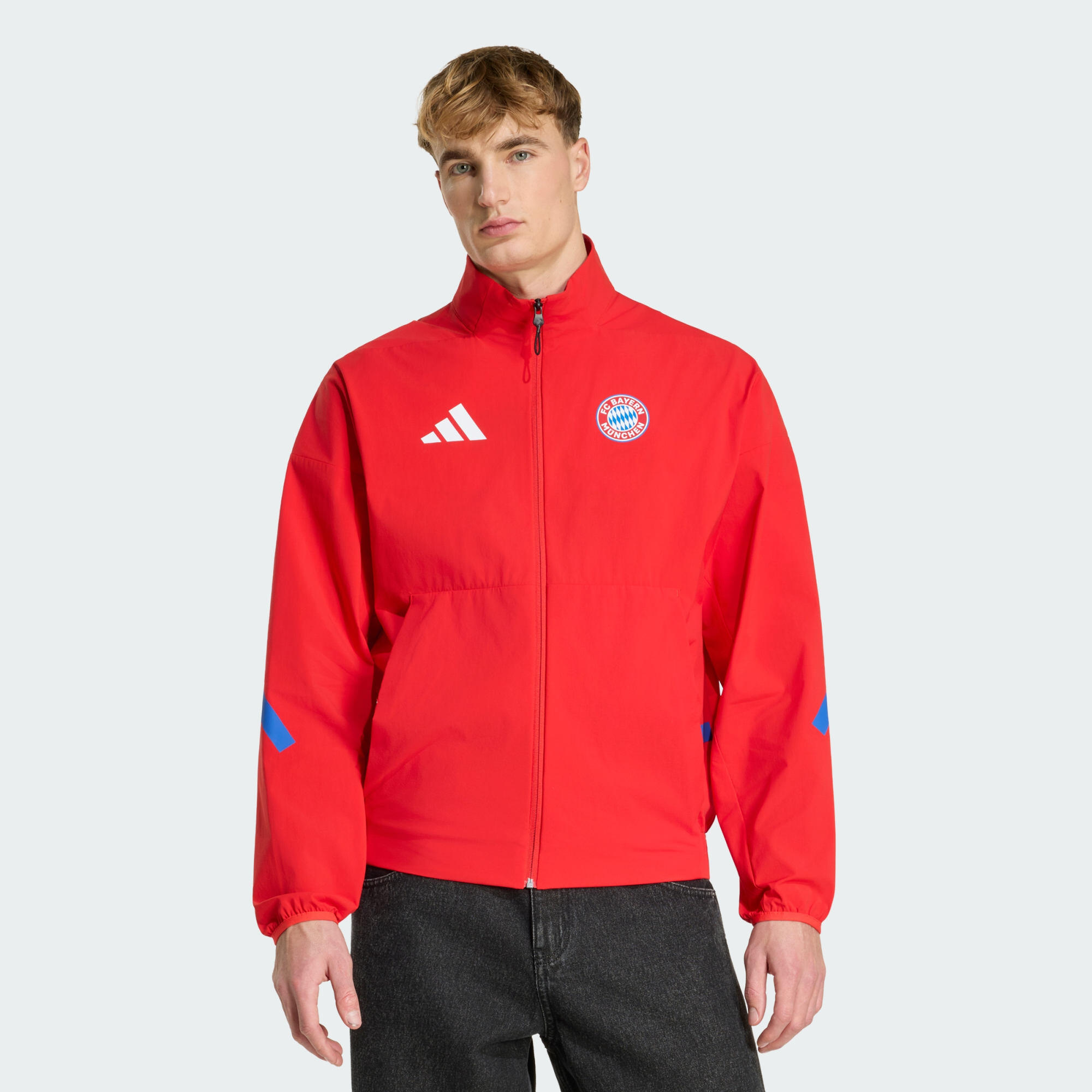 Adidas - Veste Anthem Fc Bayern Z.n.e. - Survêtement - Rouge - S - Decathlon