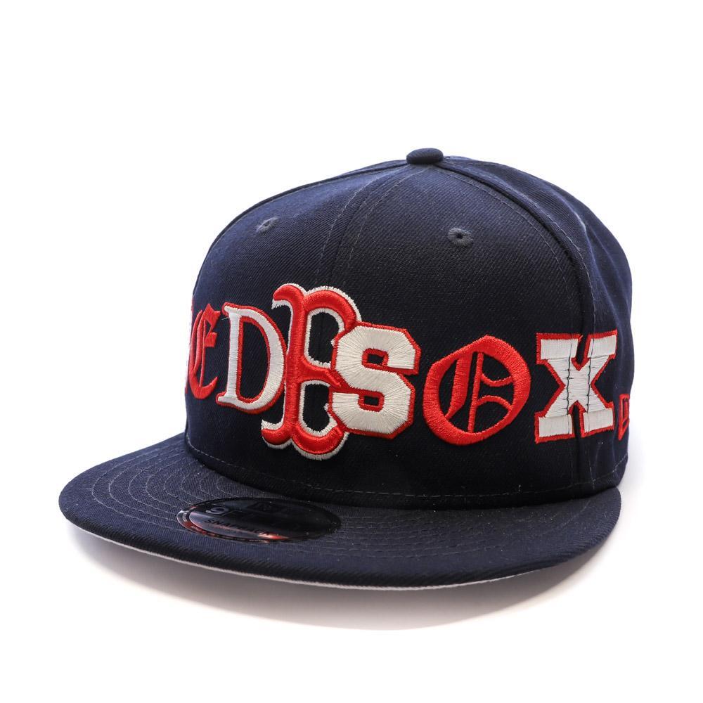Men's New Era Team Typography Navy/Red Cap