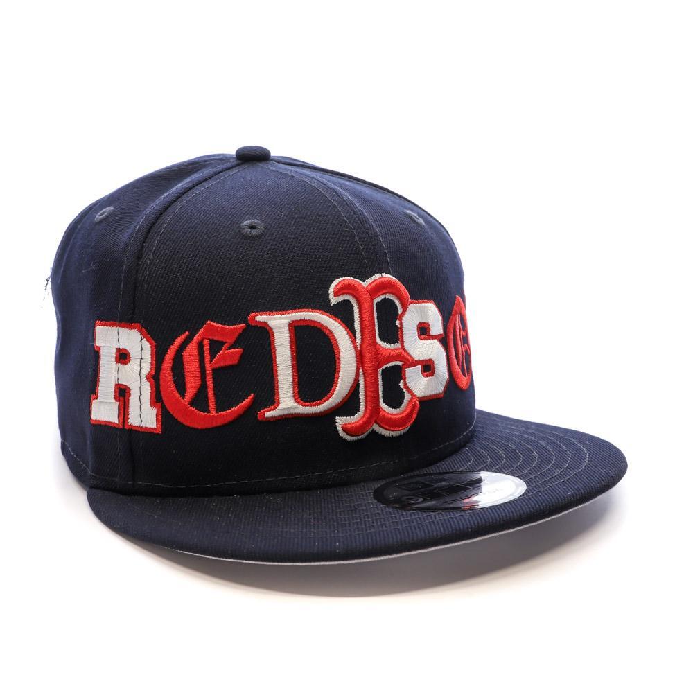 Casquette Marine/Rouge Homme New Era Team Typography 2/3