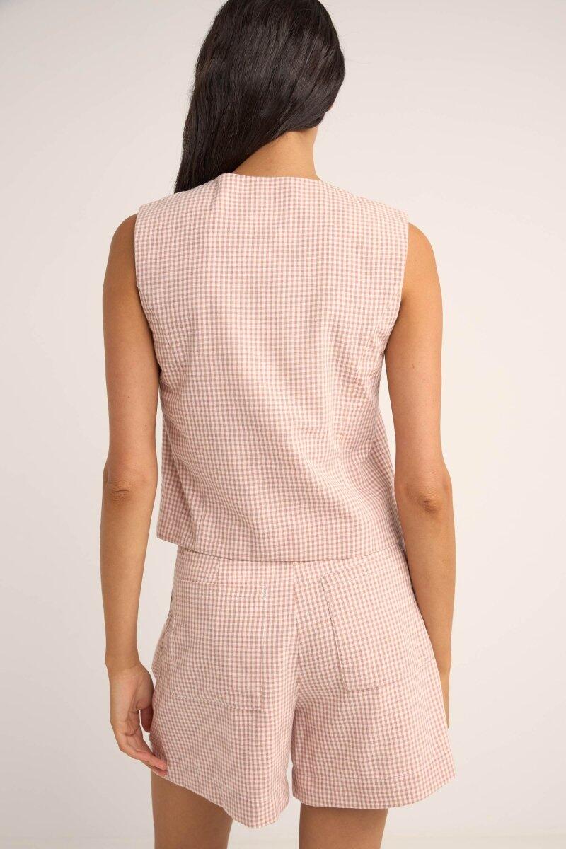 Lola Check - Gillet Mujer 4/4