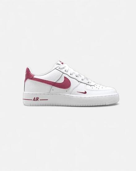 Nike Air Force 1 Ms GS White/Sweet Beet