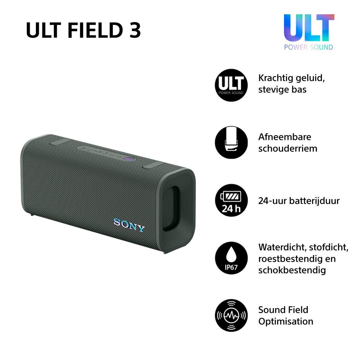Altifalante Bluetooth Portátil SONY SRSULT30H.CE7 Cinzento 3/5