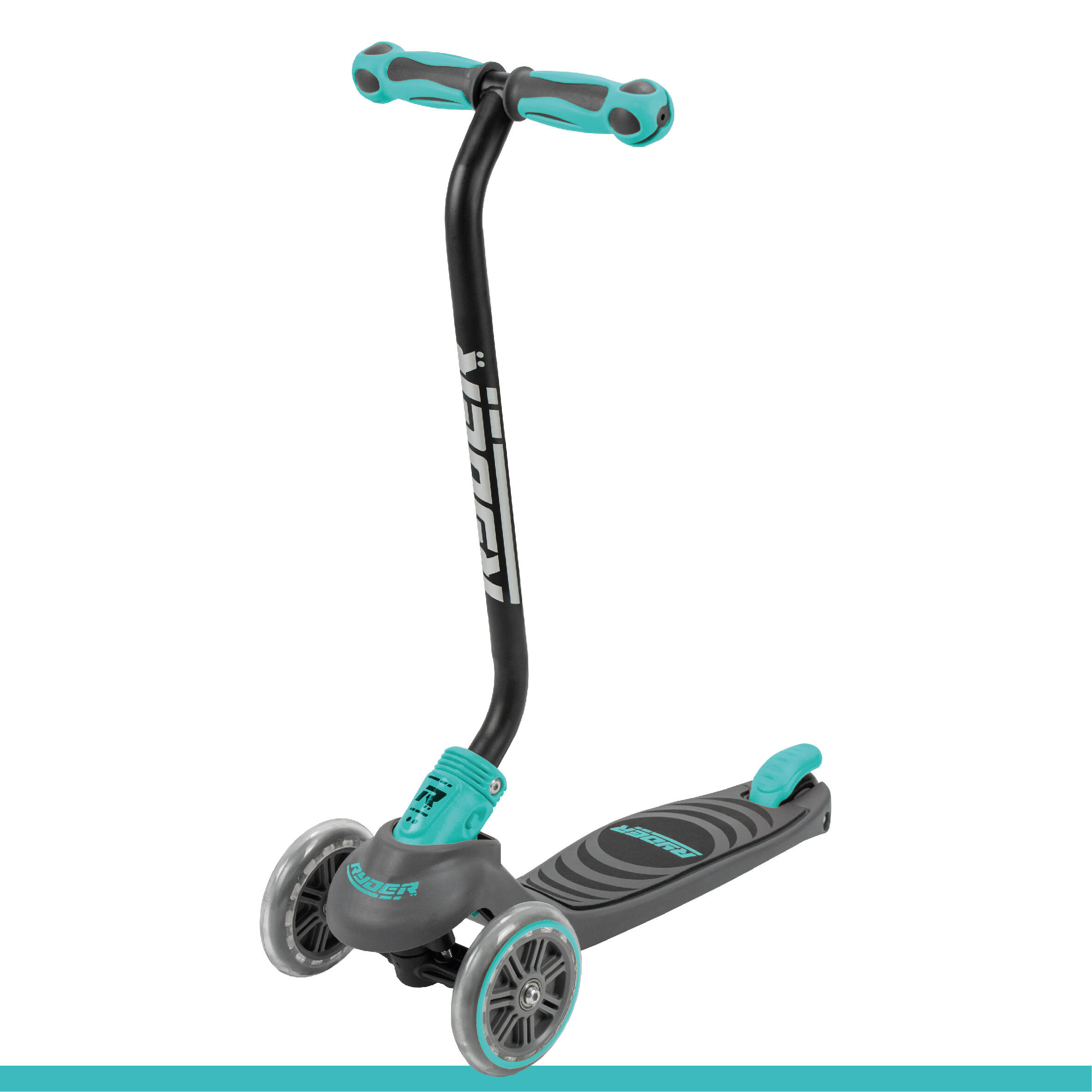 Patinete Ryder Neo 3 ruedas, base antideslizante, freno trasero, plegable. 3/7