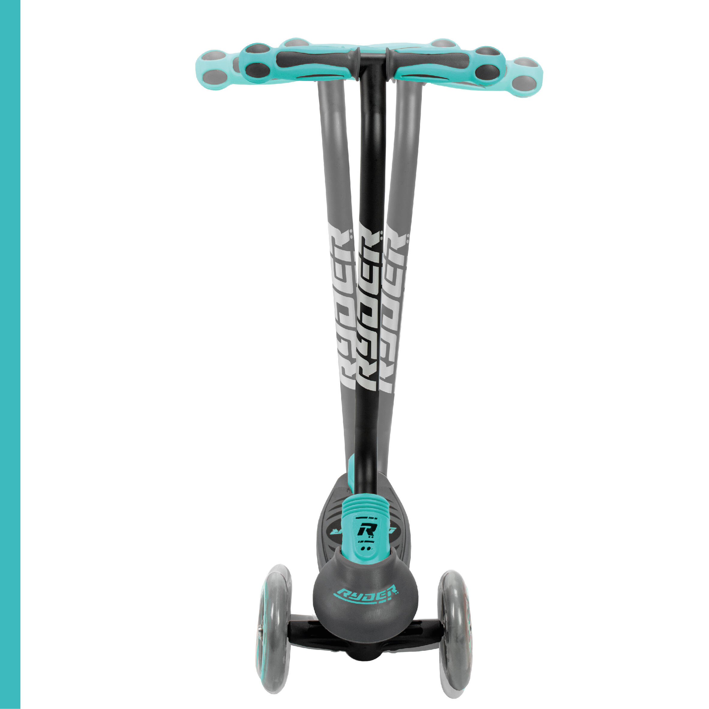 Patinete Ryder Neo 3 ruedas, base antideslizante, freno trasero, plegable. 4/7
