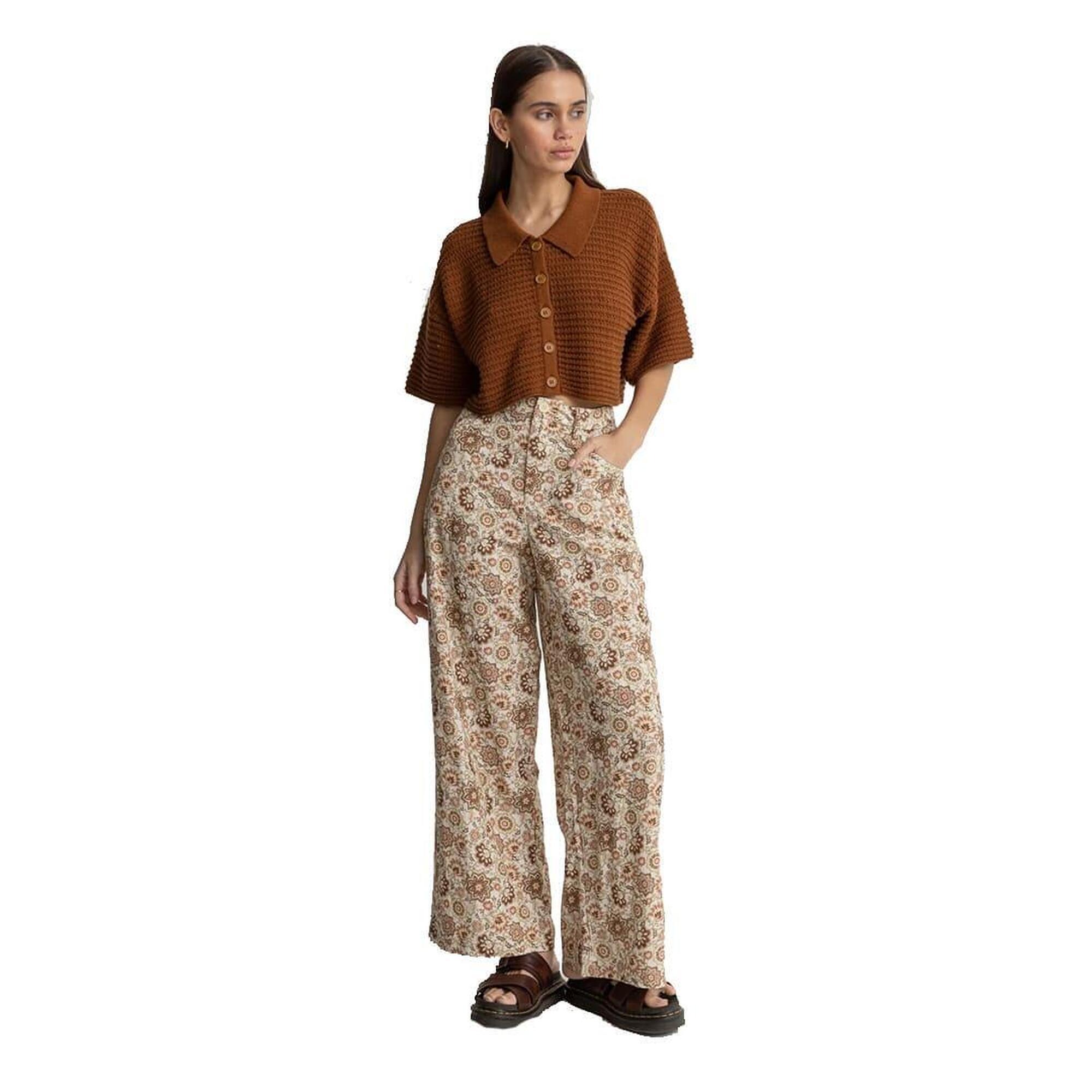 Rhythm - Evermore Knit - S/s Top Femme - Débardeur - Marron - Decathlon