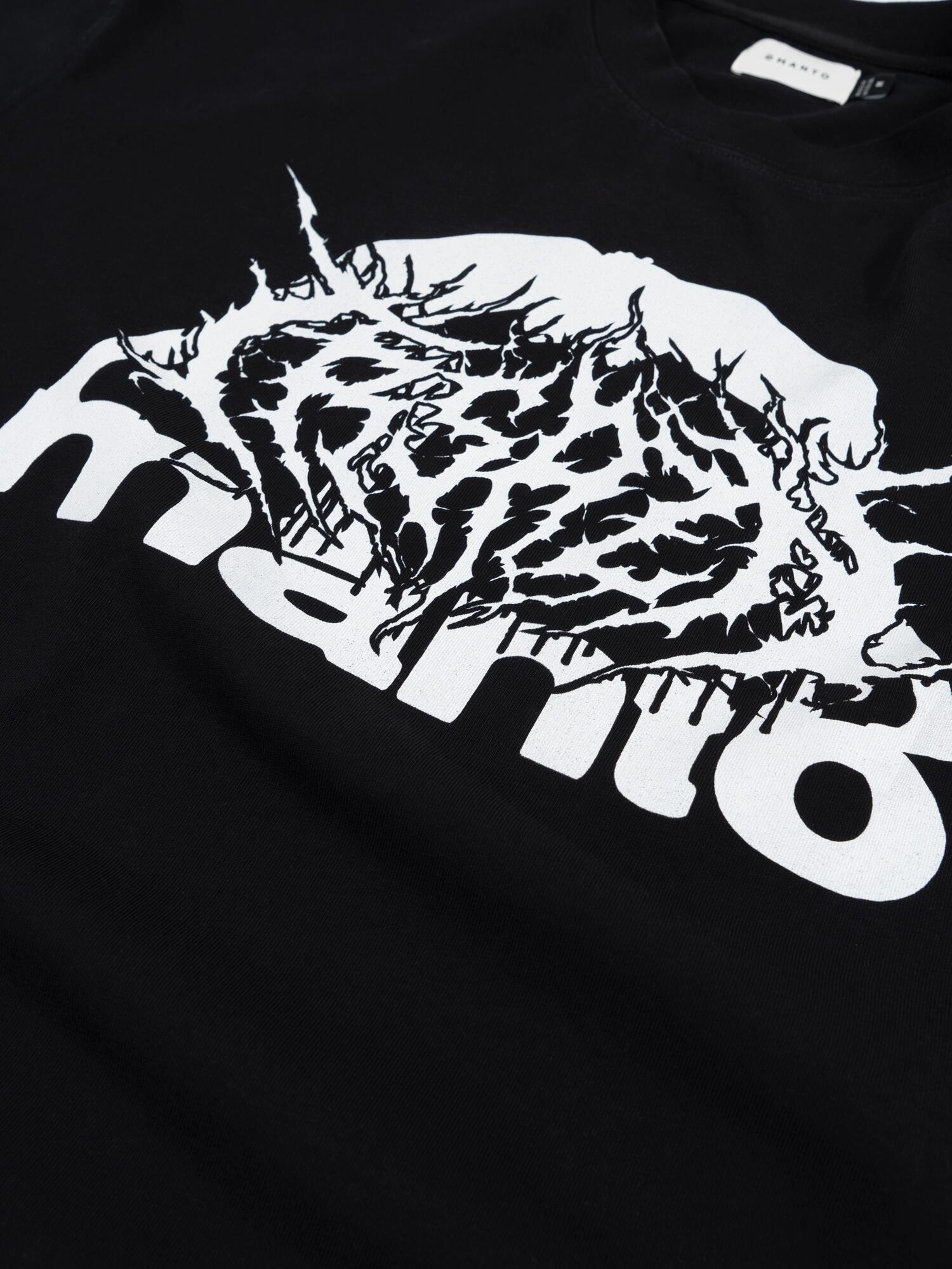 MANTO t-shirt TREASURE ZONE OVERSIZE czarny 6/7