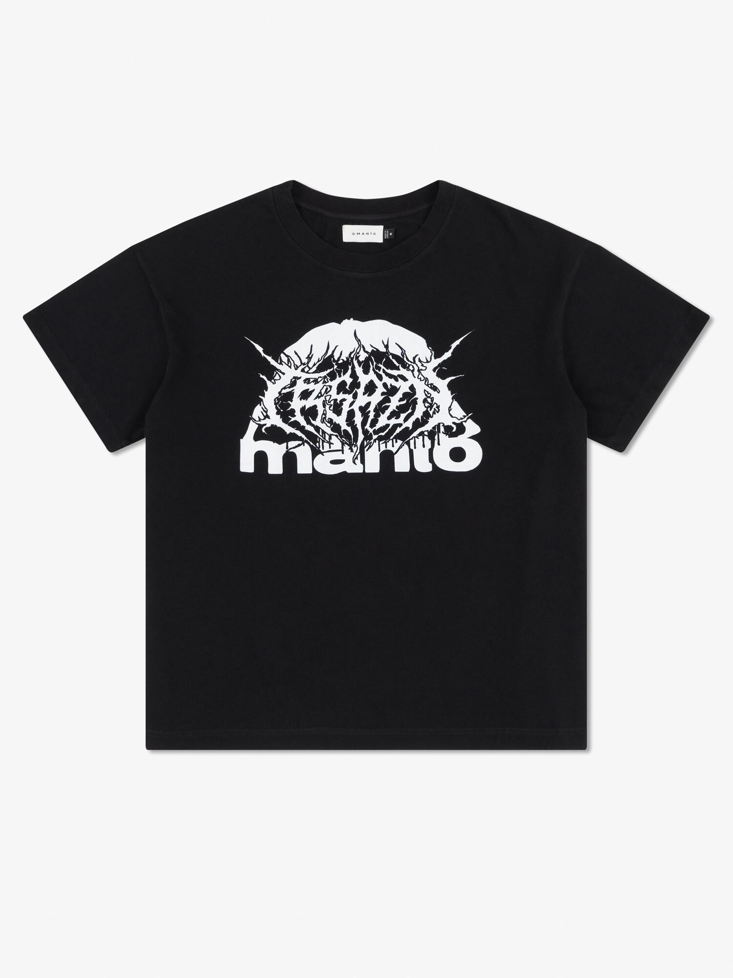 MANTO t-shirt TREASURE ZONE OVERSIZE czarny 4/7