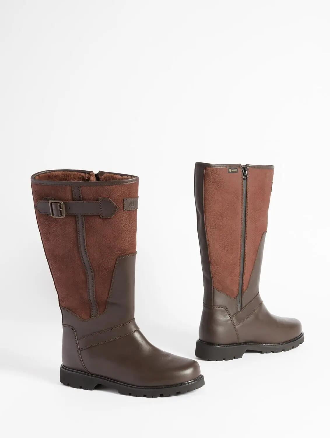 Cizme piele Aigle Inverss GTX dark brown 2/5