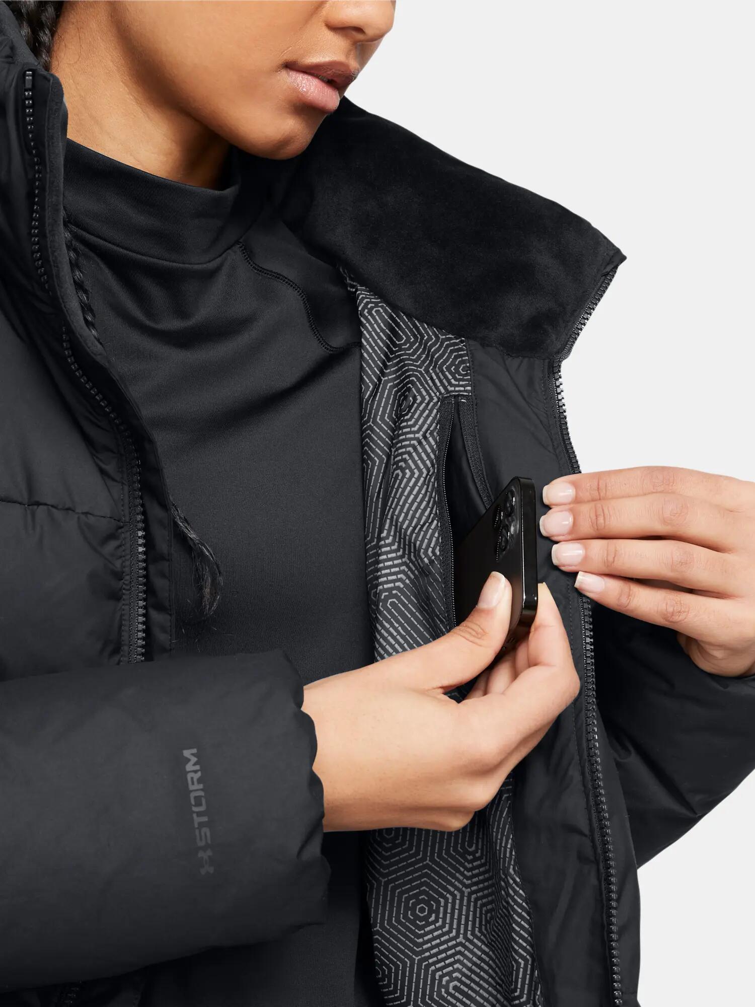 Steppjacke für Damen Schwarz 5/6
