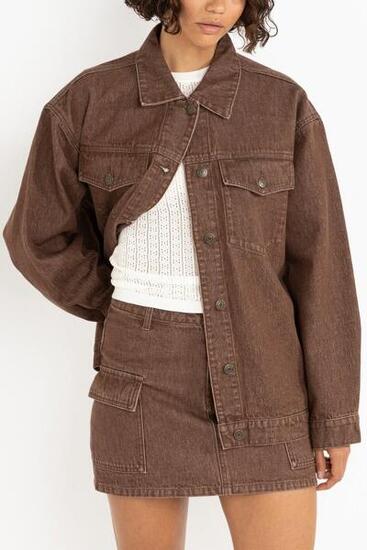 Overmaatse Denim - Oversized Jas Dames