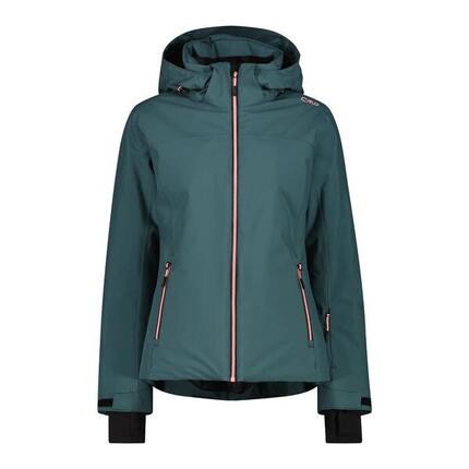 Ski Jassen Dames - CMP W Jacket Fix Hoody Ski - TrekGreen