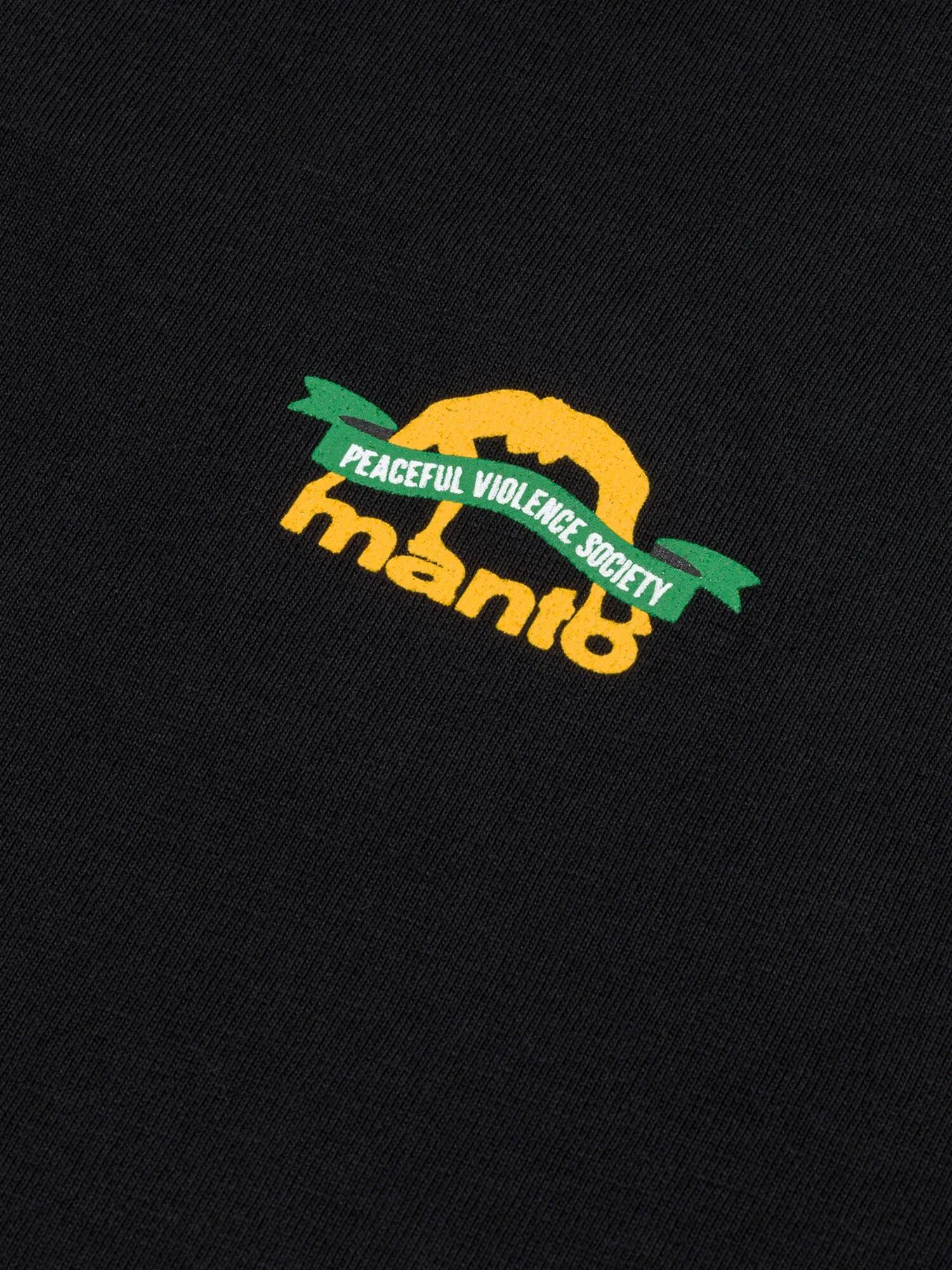 MANTO t-shirt RIBBON czarny 3/4
