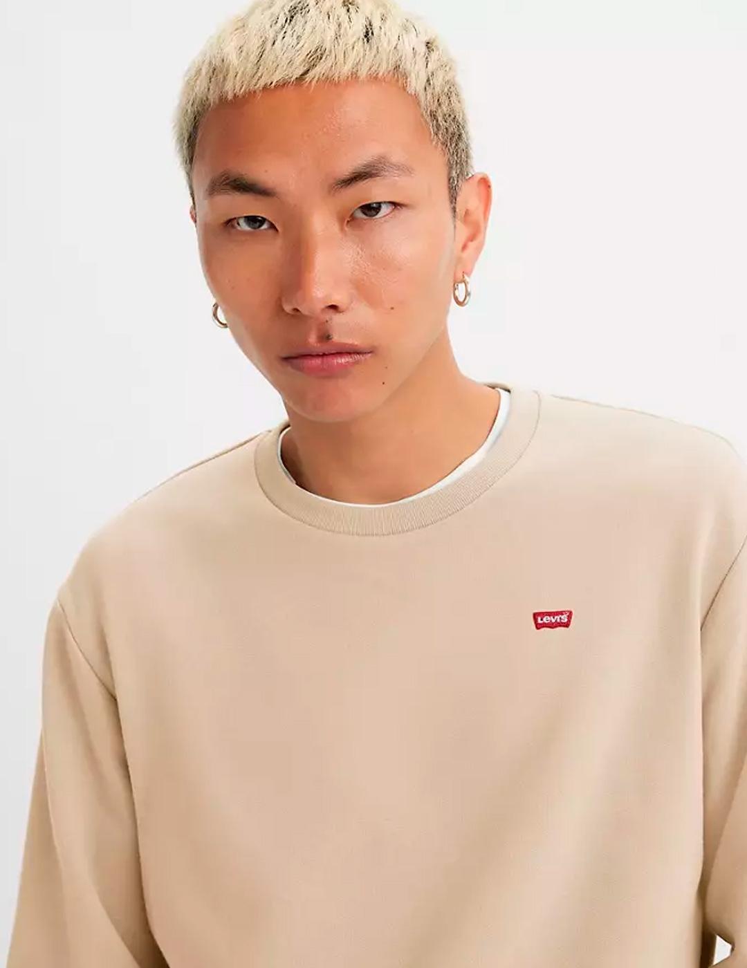 Pull et sweat-shirt pour homme Levi's beige. 6/6