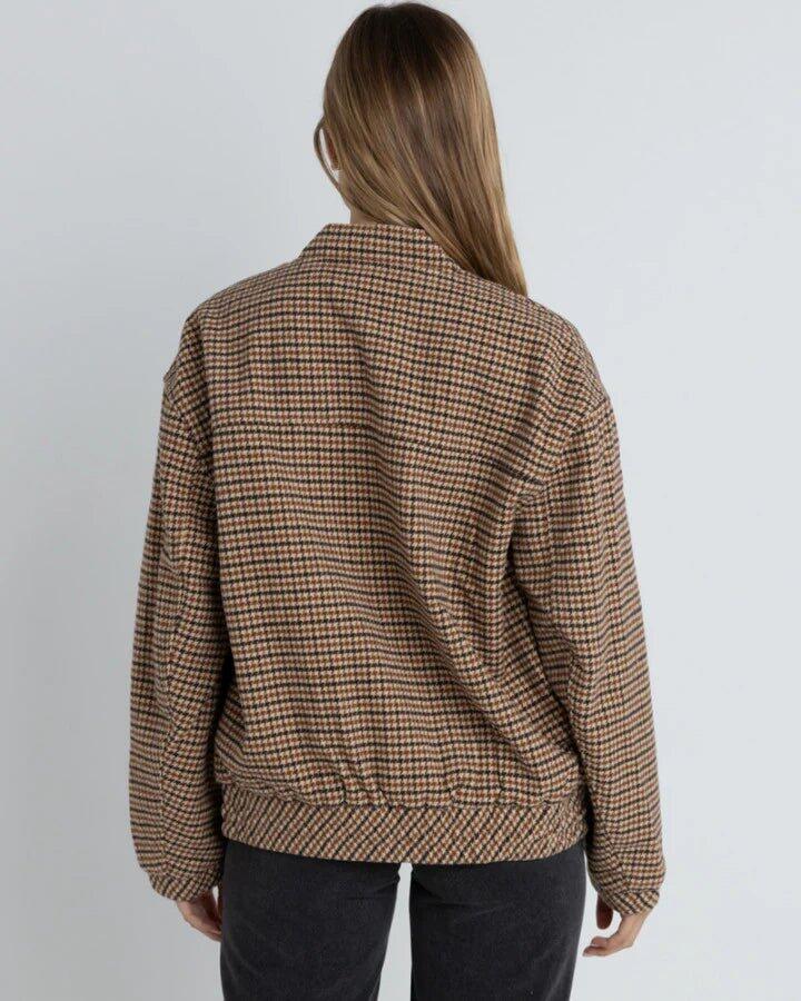 Luca - Veste Oversized Check Bomber - Veste Femme 4/4