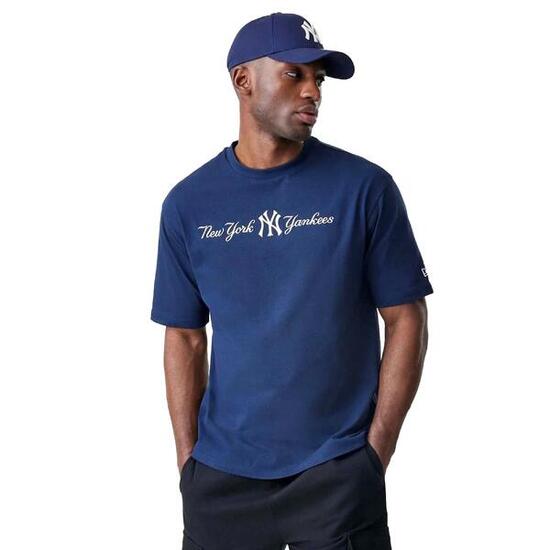 T-Shirt New Era Mlb Script Os Tee Neyyan Nsn Adulto