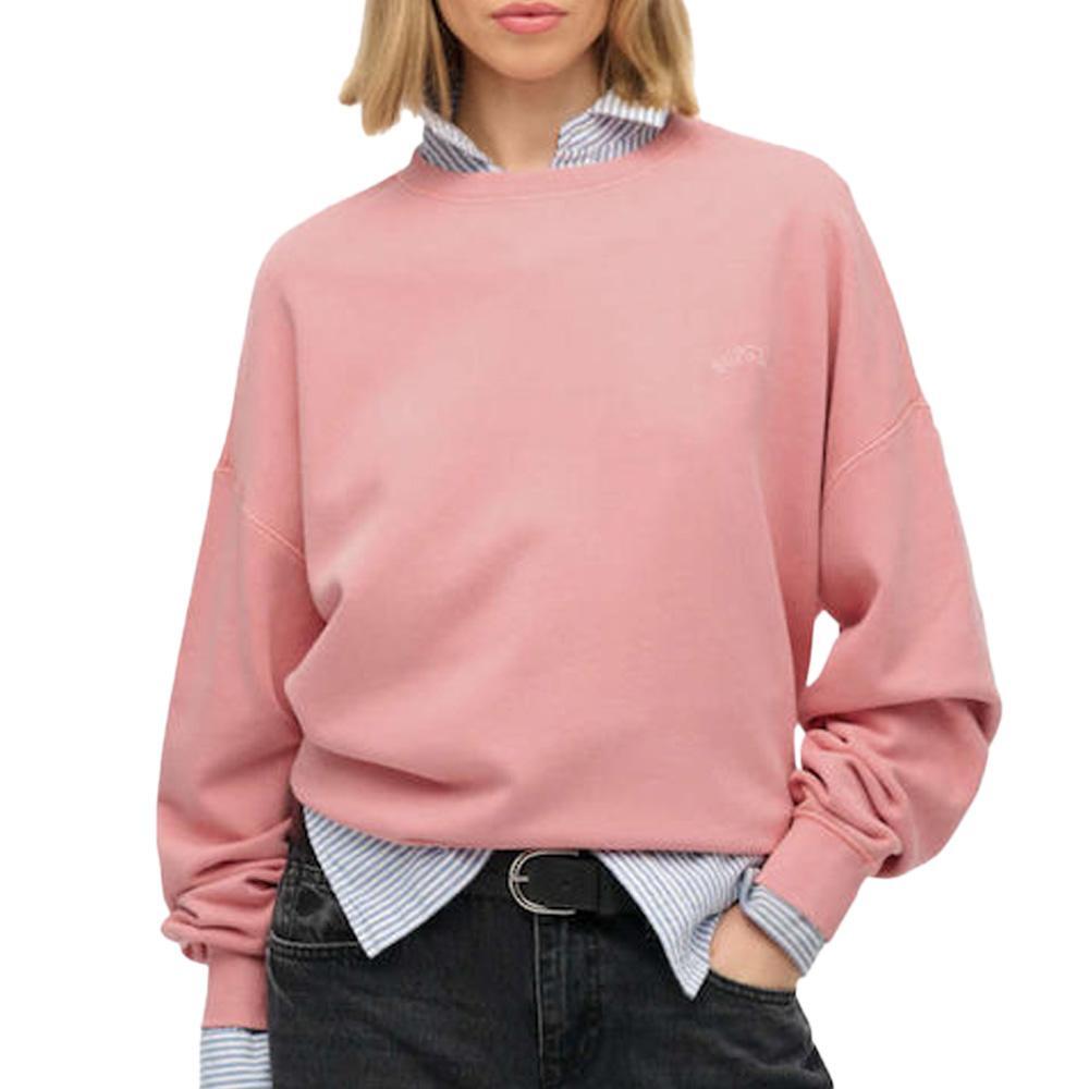 Sweat Rose Clair Femme Superdry Essential 1/2