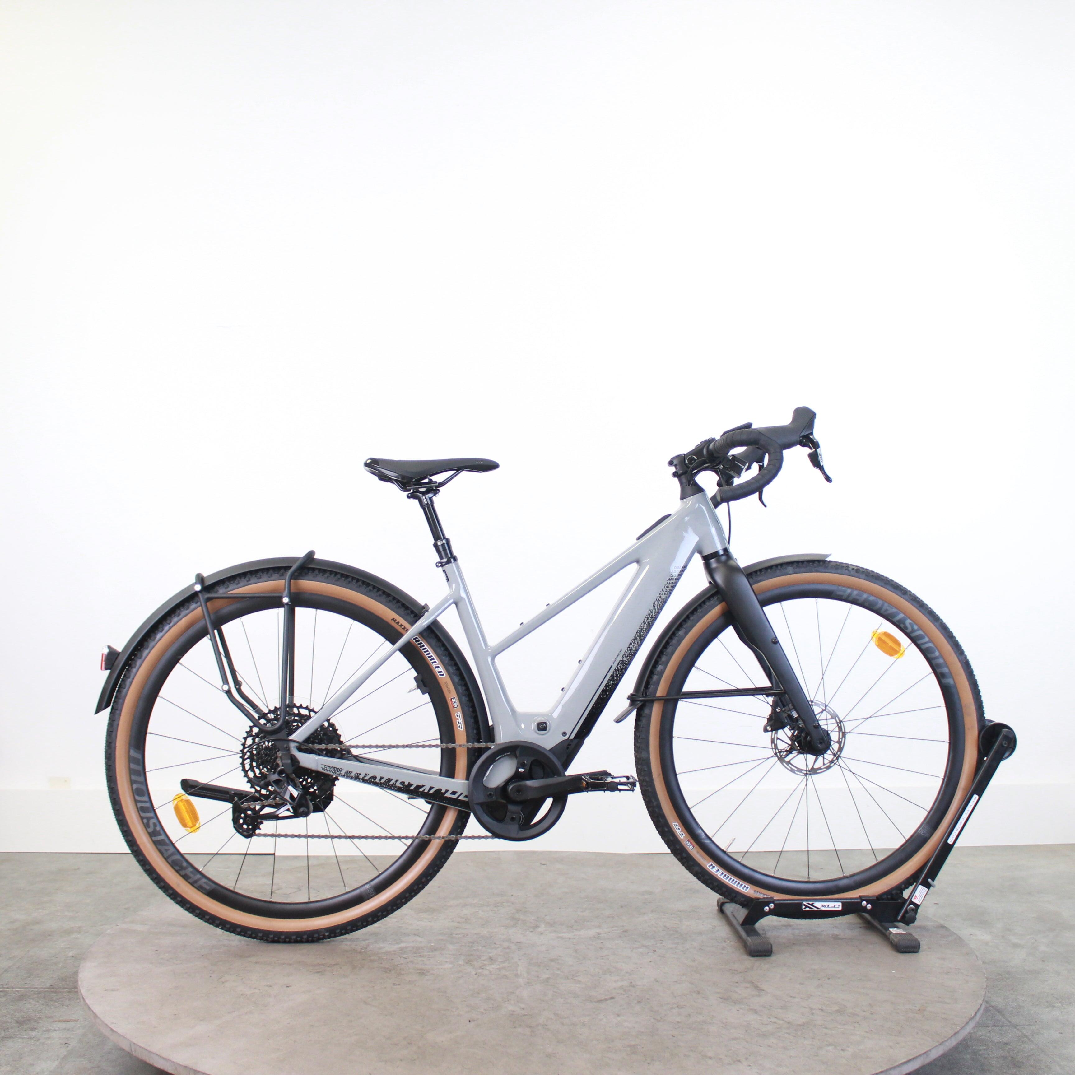 Moustache - Reconditionné - Vtc Électrique Dimanche 29 Gravel 4 Eq Open - Excellent État - Vélo Tout Chemin - Gris - S - Decathlon