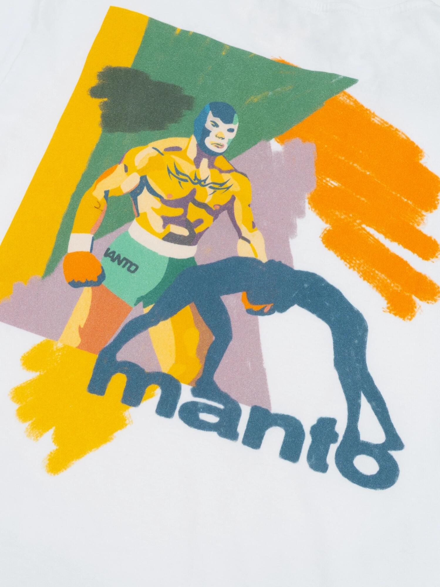 MANTO t-shirt LUCHADOR biały 4/5