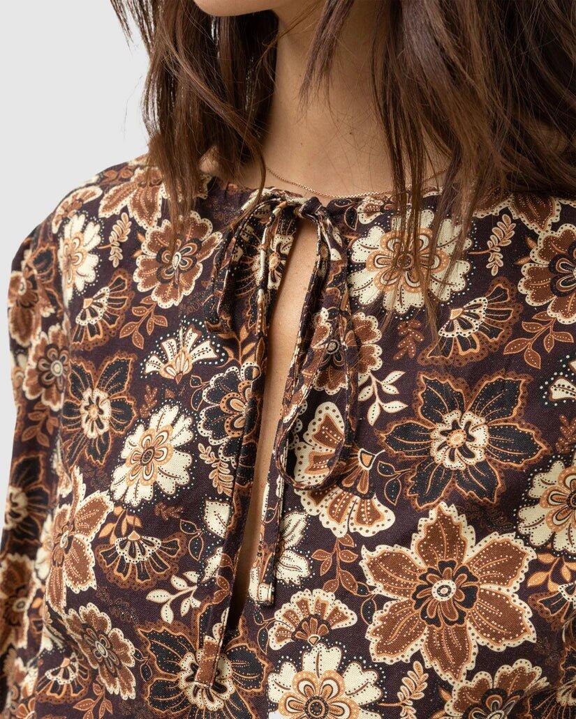 Cantabria Floral - Top de manga larga para mujer 2/4