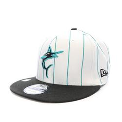 Casquette Blanche/Bleu/Noir Homme New Era Miamar