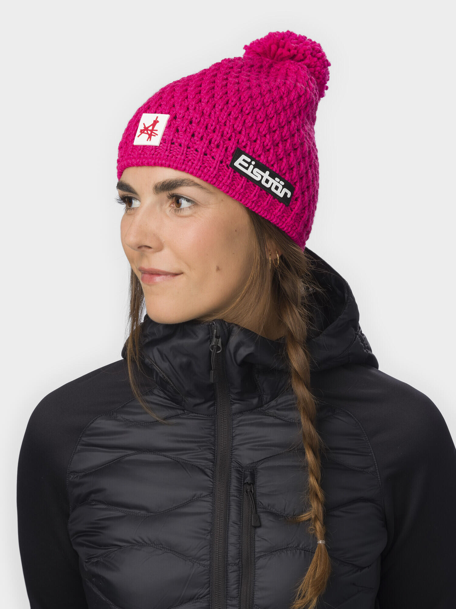 Bonnet Trail Ski Austria à pompon pour femme, d'hiver polaire respirant 4/4