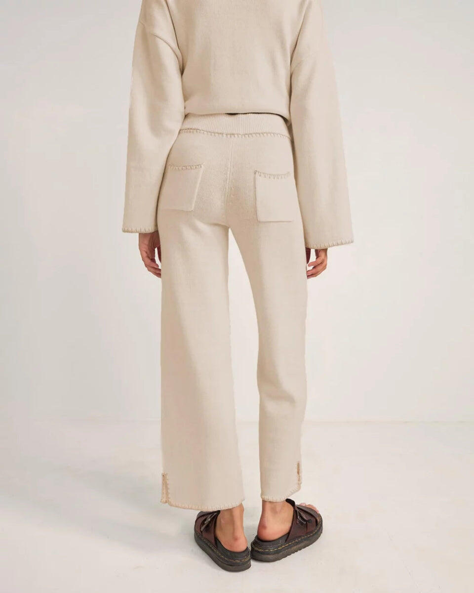 Pantaloni Donna Bondi Knit a Gamba Dritta 2/4