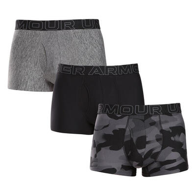 Boxershort Herren 3er Pack Figurbetont-UA PERFORMANCE TECH - PRINT 3 IN 3PK