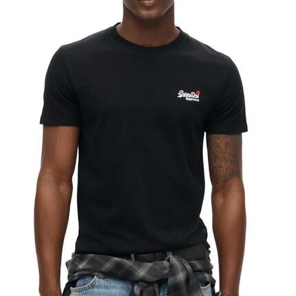 Camiseta Negra Superdry Essential para Hombre