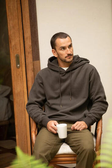 Klassisches Sweat À Casquette Fleece Herren