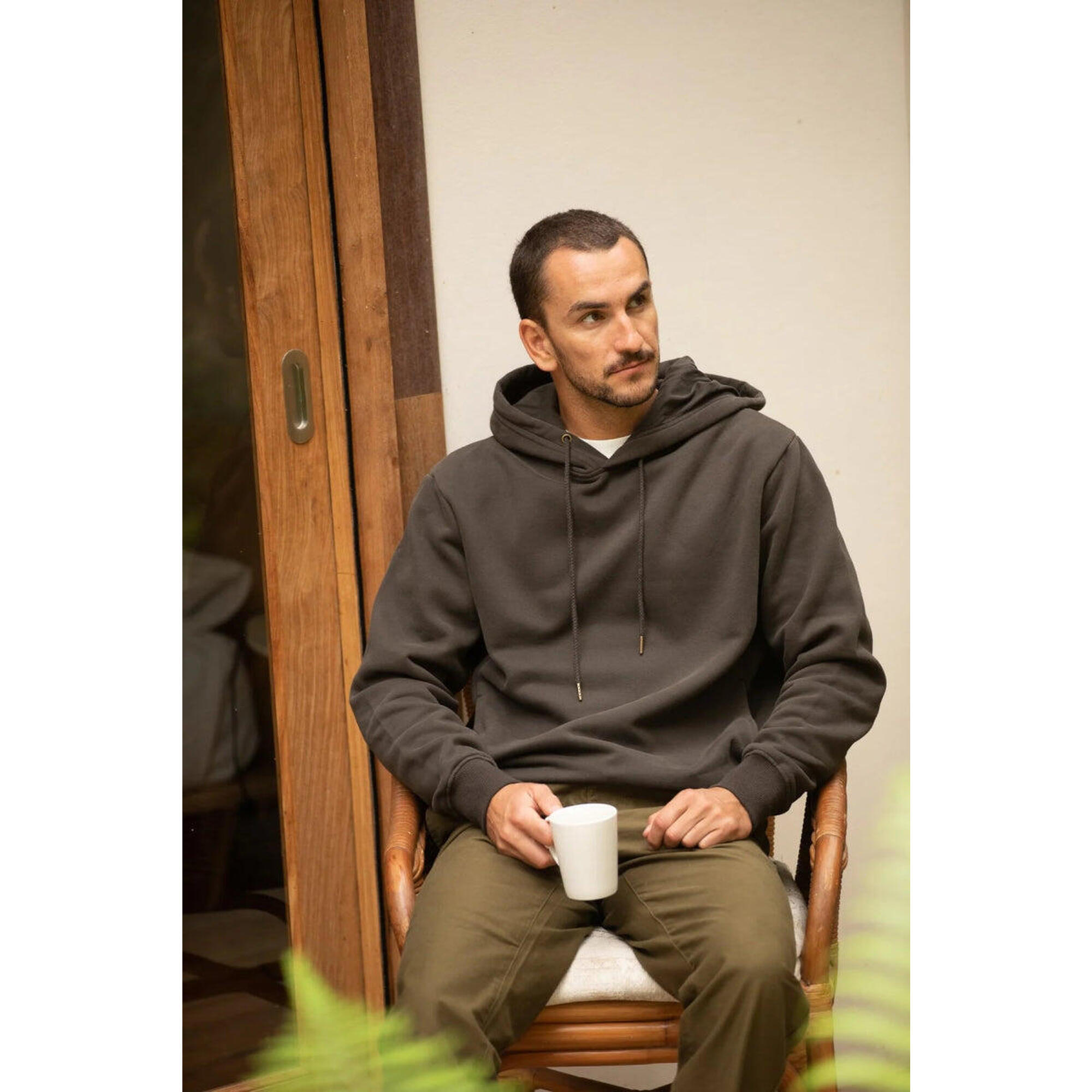 Rhythm - Classic Sweat À Casquetteuche Polaire Homme - Sweat-shirt - Noir - Decathlon