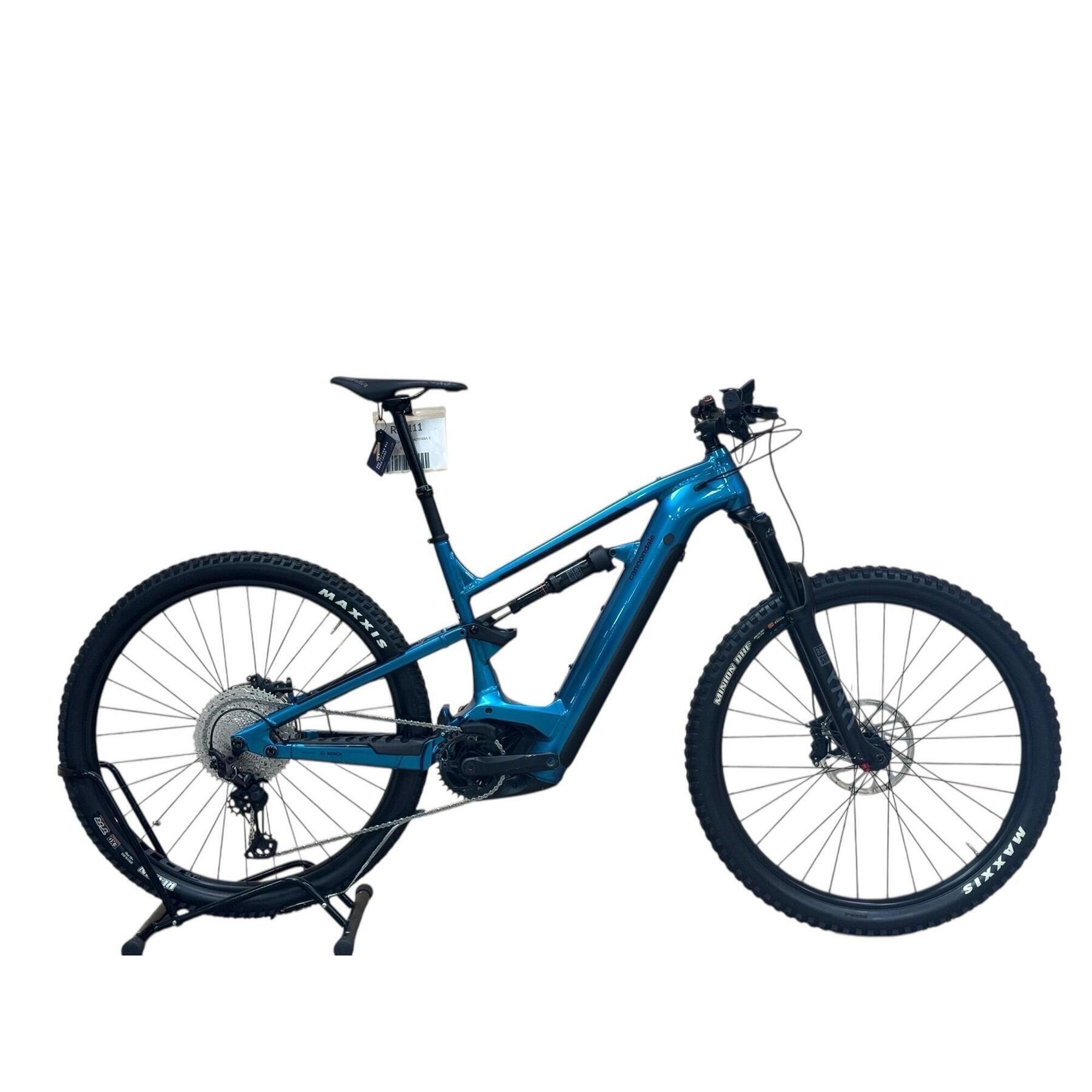 Cannondale - Reconditionné - Vtt Électrique Cannondale Moterra Neo 3 Xt - Comme Neuf - Vélo Tout Terrain - Bleu|noir - Grand - Decathlon