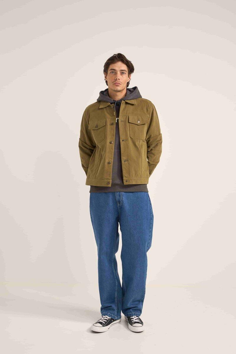 Brushed  Twill Trucker - Veste Homme 3/3